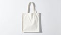 Reusable tote bag isolated on white, eco-friendly, clean shadows , high-quality studio Royalty Free Stock Photo