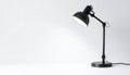 Minimal desk lamp isolated on white, studio shot, high-detail , high-quality studio Royalty Free Stock Photo