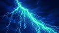 Lightning Digital Data Stream, Conceptual Network Power Royalty Free Stock Photo