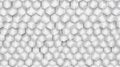 White Hexagon Abstract Geometric Background. 3D Hexagonal Grid Royalty Free Stock Photo