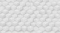 White 3D Cube Pattern Background - Abstract Geometric Design Royalty Free Stock Photo