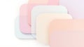 Pastel Abstract Background Soft Colors, Modern Minimalist Shapes Royalty Free Stock Photo