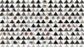 Geometric Triangle Pattern, Abstract Gray Scales Vector Art Royalty Free Stock Photo