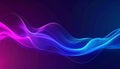 Smooth gradient wave animation modern background, Ai generative Royalty Free Stock Photo