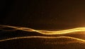 Abstract flowing particles motion background loop, Ai generative. Royalty Free Stock Photo