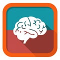 App icon vector-style image of a brain Royalty Free Stock Photo