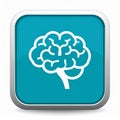 App icon vector-style image of a brain Royalty Free Stock Photo
