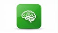App icon vector-style image of a brain Royalty Free Stock Photo
