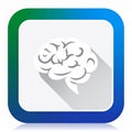 App icon vector-style image of a brain Royalty Free Stock Photo