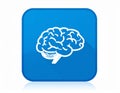 App icon vector-style image of a brain Royalty Free Stock Photo
