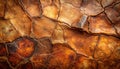 Close-Up Texture of Natural Tortoise Shell Pattern Royalty Free Stock Photo