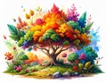 Eccentricity in nature, abstract, nature, stravaganza on simple white background Royalty Free Stock Photo