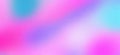 Abstract blurred color gradient neon purple pink blue grainy color gradient background. Smooth transitions of iridescent
