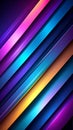 Abstract Colorful Diagonal Lines Background with Vibrant Gradient Royalty Free Stock Photo