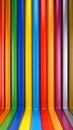 Abstract colorful lines forming a vibrant background with perspective Royalty Free Stock Photo