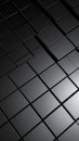 Abstract geometric background of black cubes in a diagonal pattern. Royalty Free Stock Photo