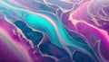 Abstract neon marbleized effect background. Creative vibrant liquid texture