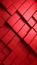 Abstract red geometric cube pattern background modern design for digital art Royalty Free Stock Photo