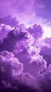Dramatic Purple Cloudscape with Textured Clouds and Sky Background Royalty Free Stock Photo