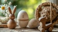 Natural Wooden Easter Toys for Babies