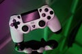 Gamepad on abstract background with light effects Royalty Free Stock Photo