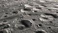 Lunar surface. Craters on the moon. Moon surface texture hard Royalty Free Stock Photo