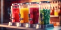 Beat the heat with our refreshing and colorful slush and smoothie iced fruit juice dispenser machine. Generative AI