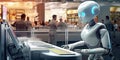 Digital Innovation AI Robot Cashier Simplifies Sales Process