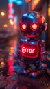 Error message placeholder indicating a technical issue occurred preventing image display, suggesting troubleshooting or Royalty Free Stock Photo