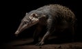 photo of anteater on black background. Generative AI