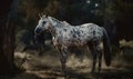 photo of Appaloosa in its natural habitat. Generative AI