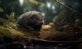 photo of mole in its natural habitat. Generative AI