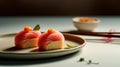 Savor the Authentic Japanese Delight of Wagashi food photography. Generative AI