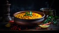 Savor the Flavors of India with Delicious Dal food photography. Generative AI