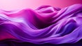 Vibrant Violet Waves A Dreamy Abstract Canvas