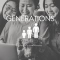 Generations Family Togetherness Relationship Concept