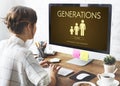 Generations Family Togetherness Relationship Concept