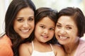 3 generations Hispanic women Royalty Free Stock Photo