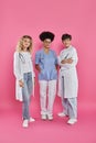 generations, medical colleagues, female oncologists, breast Royalty Free Stock Photo