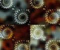 Generative abstract colorful fractal artwork