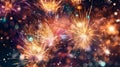 Generative AI, an abstract background image using a sparkler effect Royalty Free Stock Photo