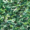 Generative AI Abstract green floral camouflage- Royalty Free Stock Photo