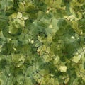 Generative AI Abstract green floral camouflage- Royalty Free Stock Photo