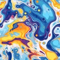 Generative AI Abstract Hand Drawing Psychedelic- Royalty Free Stock Photo