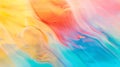 Generative AI Abstract Liquid paint effect blurred gradient overflow waves grainy background texture Colorful digi