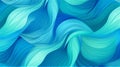 Generative AI, An abstract pattern with swirling lines in shades of blue and green