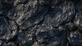 Generative AI Aerial view of the texture of a solidifying lava field closeup business concept. Royalty Free Stock Photo