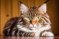 A beautiful cat. Feline Charm. The Enigmatic World of Cats. Generative AI