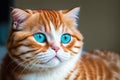 A beautiful cat. Feline Charm. The Enigmatic World of Cats. Generative AI