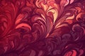 Generative ai. Art nouveau Christmas abstract background